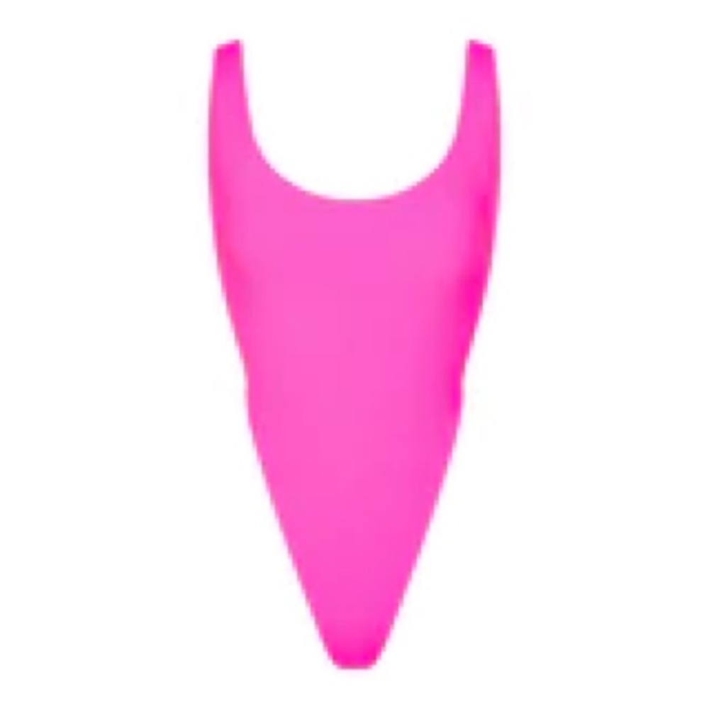 Small Skims pink high cut bodysuit